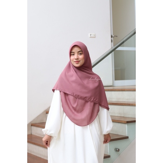 DAILYAL - Humaira Scarf (Etalase 1 segiempat oval malay bahan polycotton jumbo size M,L dan XL)