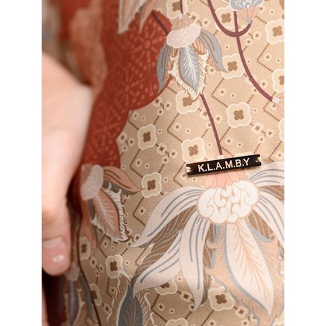 Ava Dress in Treasure - Wearing Klamby