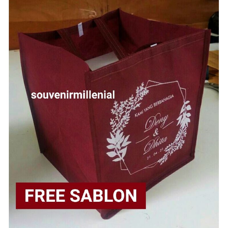 

Tas Souvenir Pernikahan, Kematian, Tasyakuran, Goodie bag, idul fitri