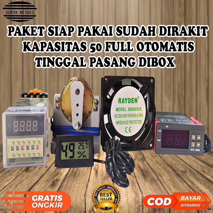 paket komponen mesin tetas telur ful otomatis penetas otomatis digital