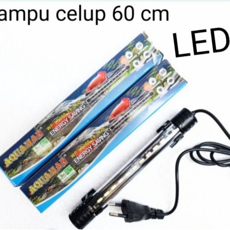 lampu celup lampu aquarium aquaman 60cm