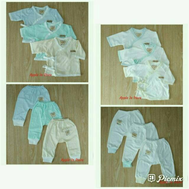 Chiyo Setelan Baju Kimono Celana  Panjang  Newborn 0 3  bln  