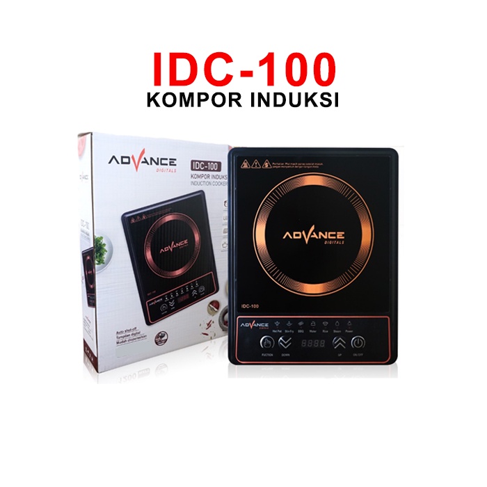 Advance Kompor Induksi / Kompor Listrik IDC - 100 - Hitam