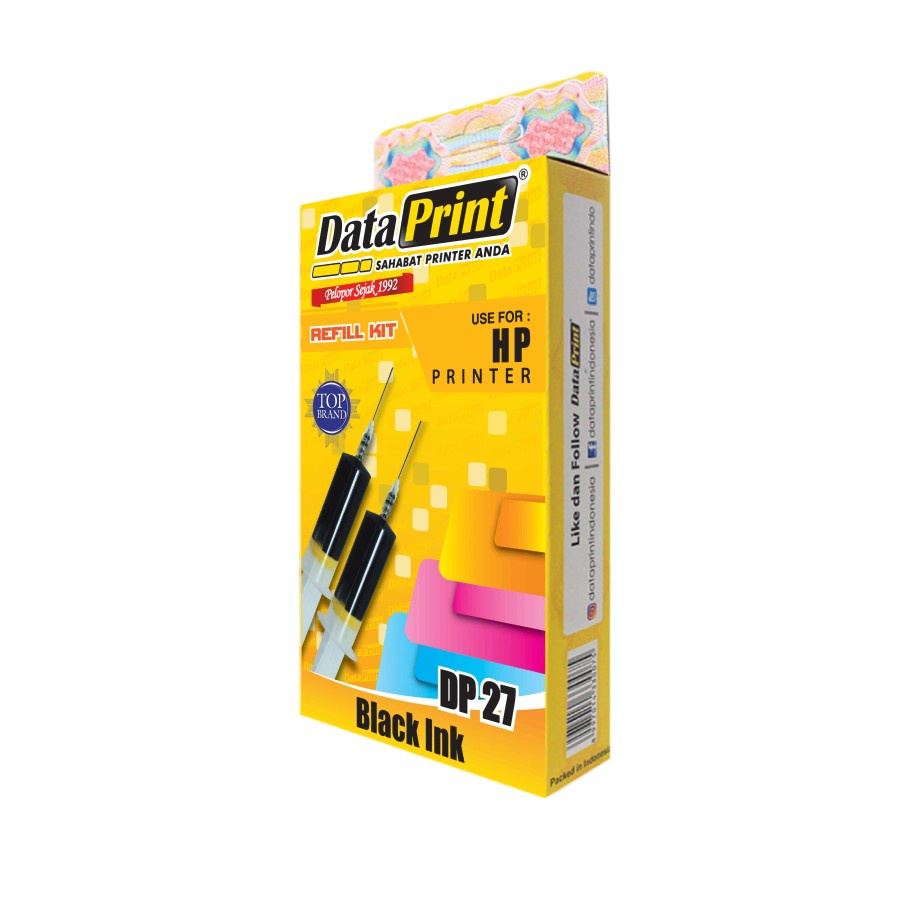 DataPrint DP 27 Tinta Refill For HP - Hitam