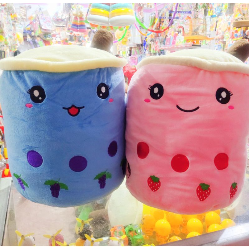 Boneka Boba Milk +-43cm Besar Large Jumbo Kado Anak Pontianak Viral  Milkshake Bubble Gede Pontianak