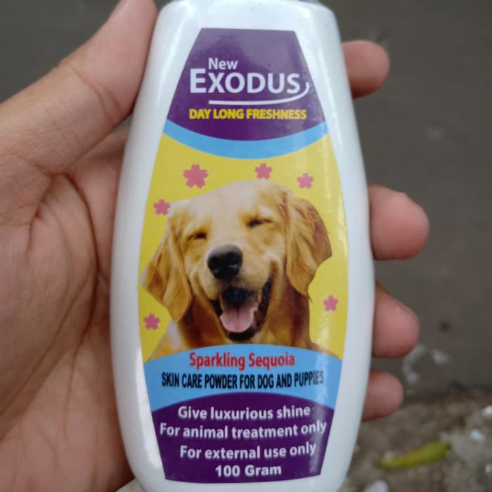 Bedak Perawatan Kulit Anjing Skin Care Lembut Exodus Dog Exodus Day Long Fresh