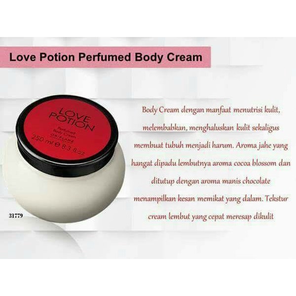 Love Potion Perfumed Body Cream