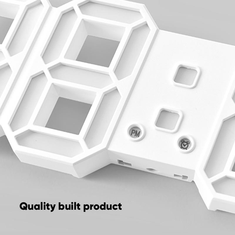 99K Jam Dinding Digital 3D Clock LED Wall Dekorasi Meja
