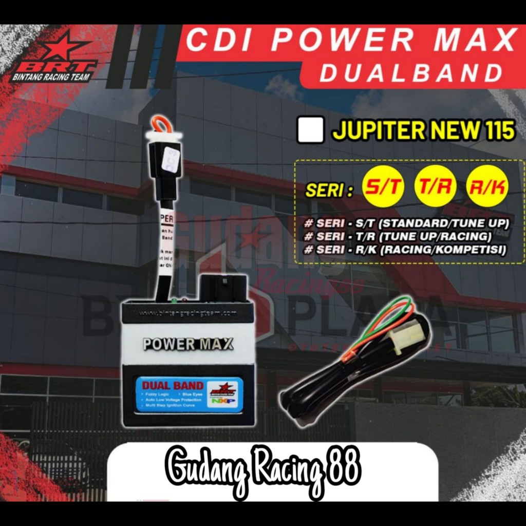 (GR88) CDI BRT POWERMAX HYPERBAND DUALBAND JUPITER Z NEW 115