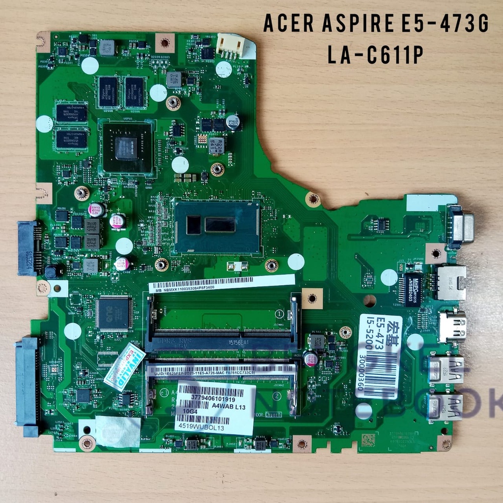 Jual Motherboard Acer Aspire E5 473g E5 474g La C341p I5 Nvidia P248 La