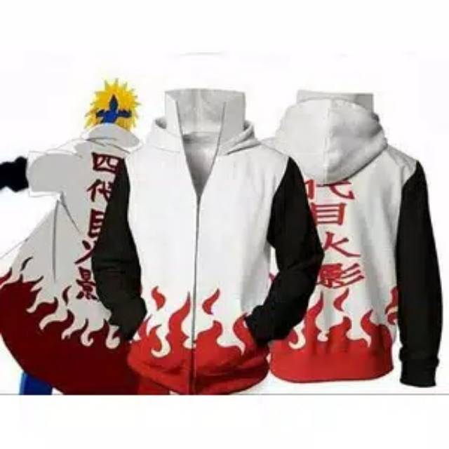 NARUTO ANIME GFBC JAKET NARUTO JAKET ANIME JAKET HOKAGE JAKET YONDAIME JAKET HOODIE NARUTO TERBARU