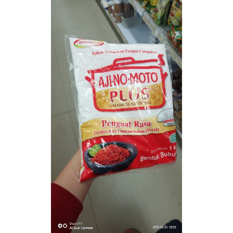 

AJINOMOTO PLUS BENTUK BUBUK 1 KG - MSG - VETSIN - MICIN - PENGUAT RASA