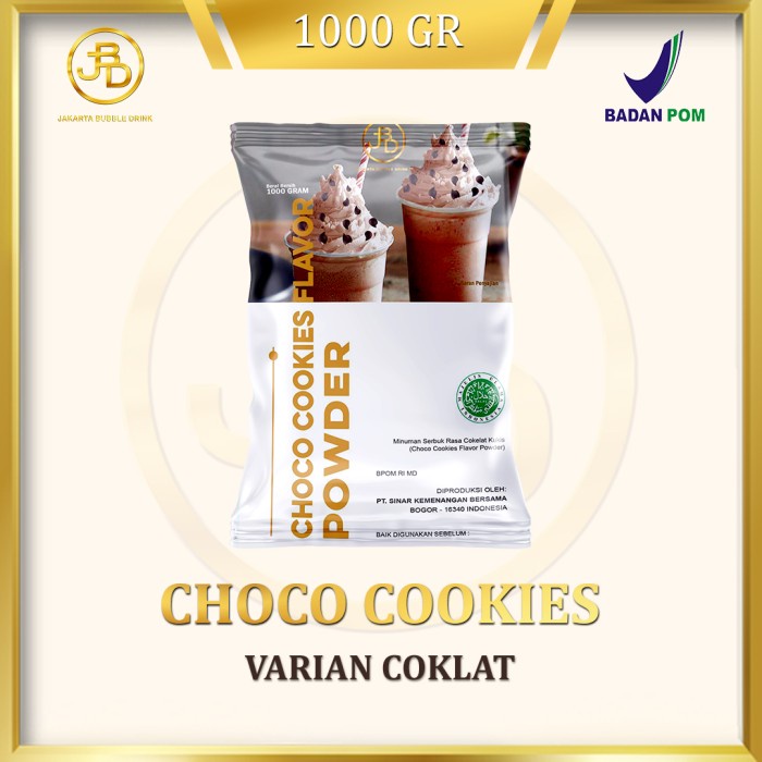 

DISKON - (BISA COD) Bubuk Minuman Premium Choco Cookies 1Kg || Jakarta Bubble Drink