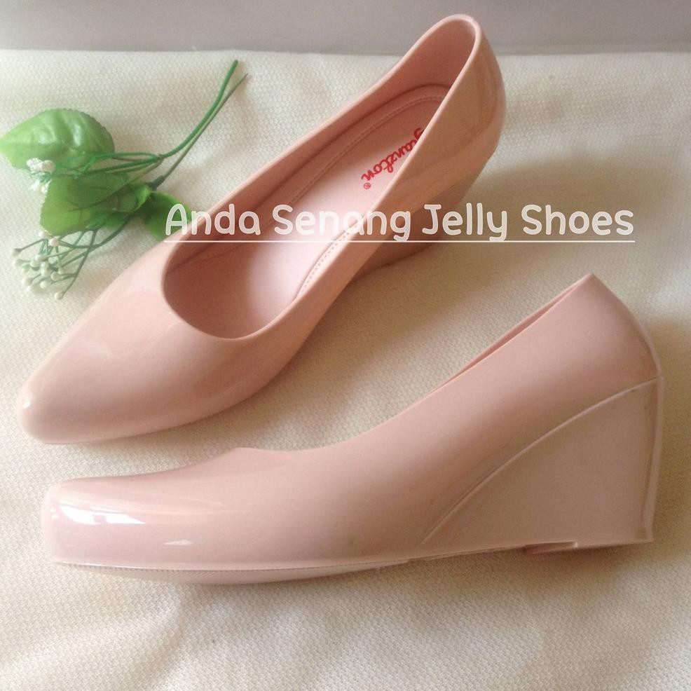 Wedges on sale jelly terbaru