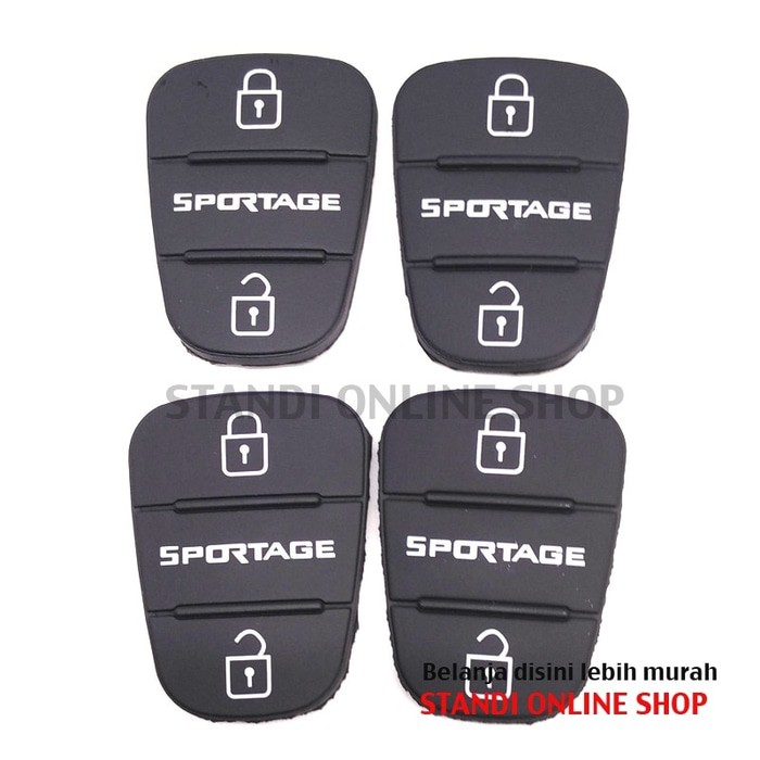 Karet Tombol Kunci Remote Rubber Key Pad Mobil KIA Sportage Murah