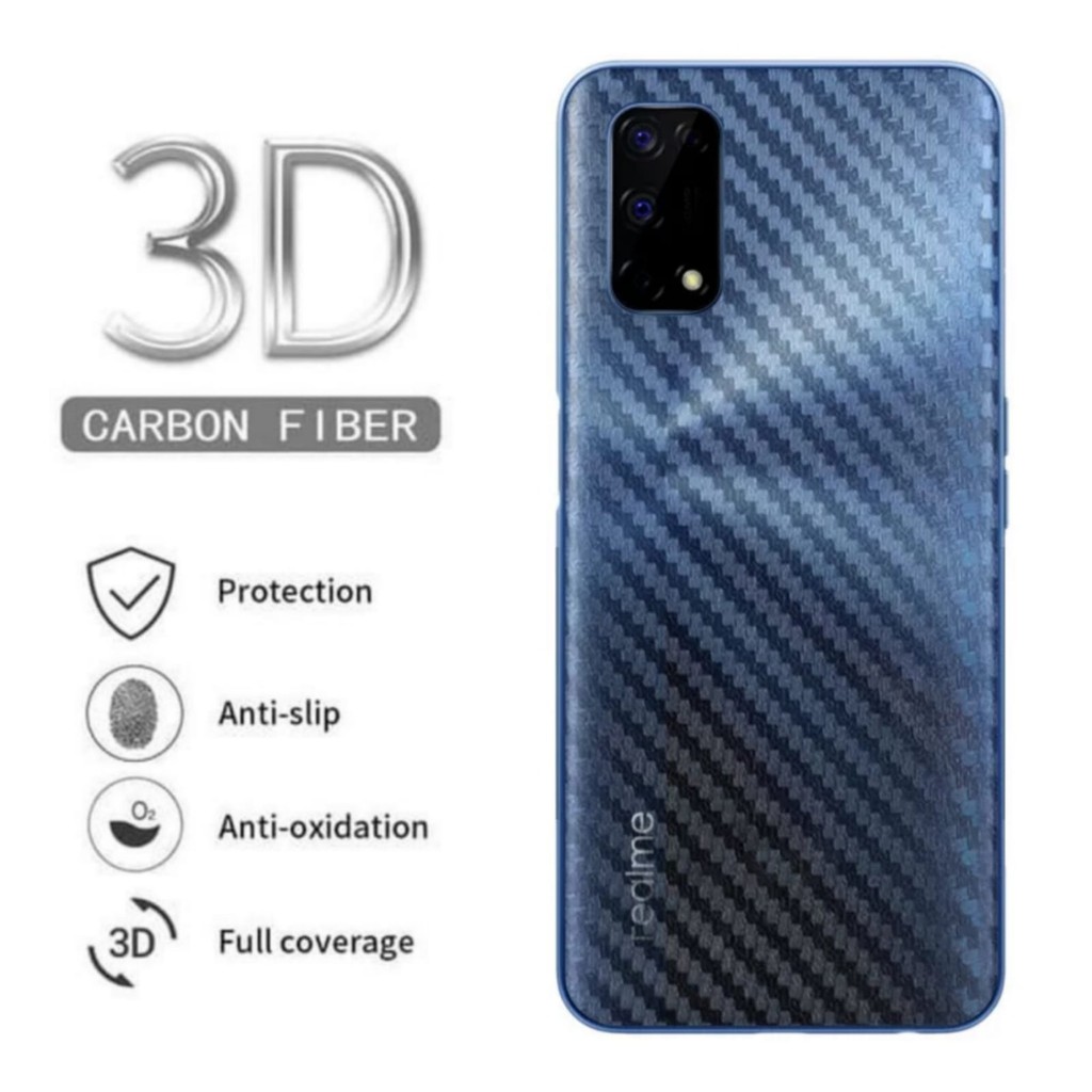 Garskin Skin Carbon REALME GT MASTER Back Protector Skin Handphone