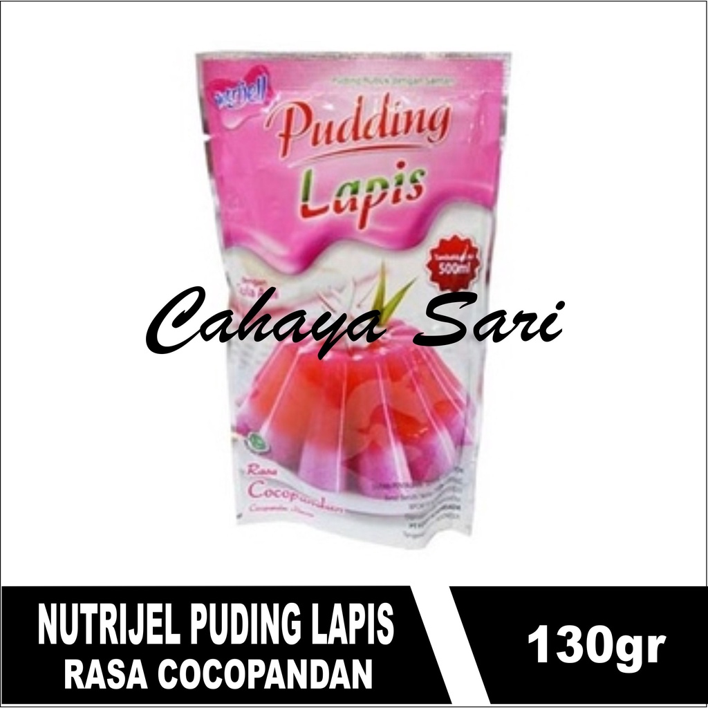 

nutrijel PUDING lapis rasa COCOPANDAN flavour 110gr (3.89oz)