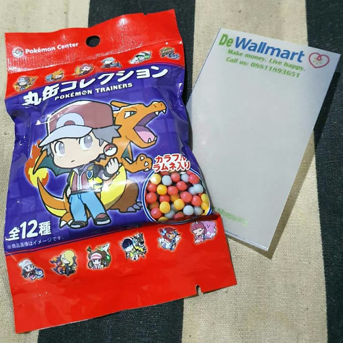 

Pokemon trainers candy permen eksklusif from poke center japan 12mcm
