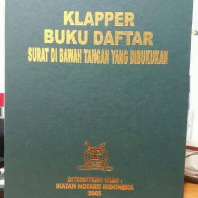 

Klapper Warmerking, Klaper Surat Di Bawah Tangan Yang Di Bukukan