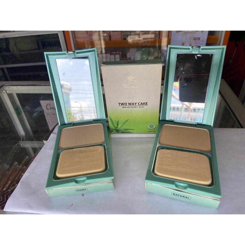 oi -- Claresta two way cake classic -- Bedak padat claresta two way cake