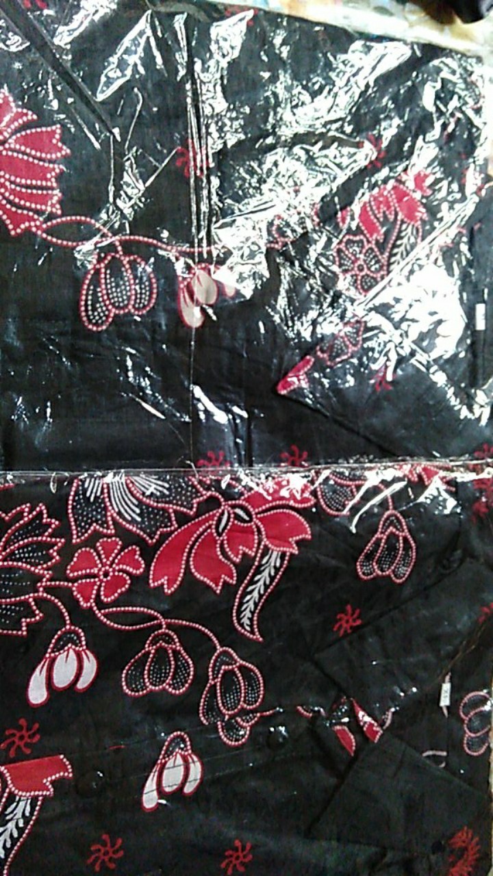 Batik Couple Keluarga Modern Sania Ruffle Ori Ndoro Jowi Dnt Motif  Banyu Mili Navy Termurah Shopee