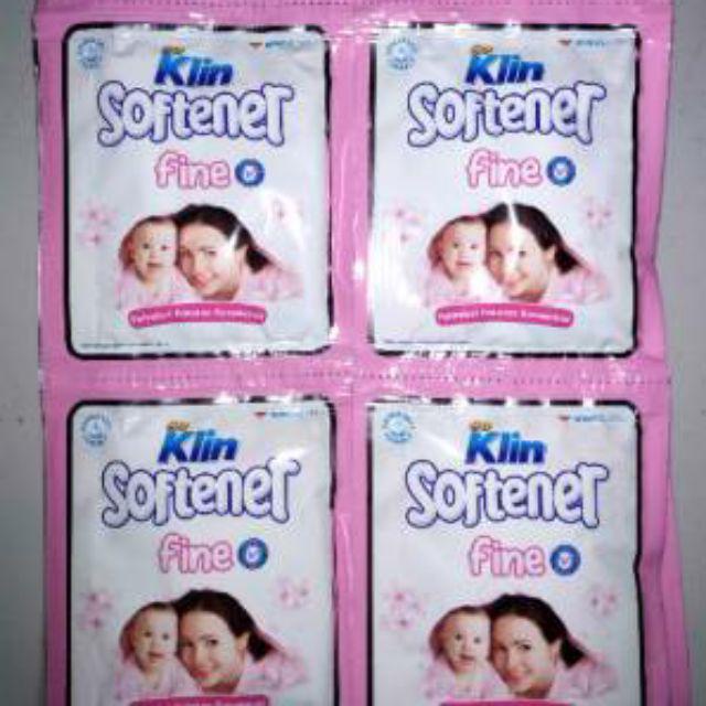 [1 RENCENG 12 SACHET] Soklin SOFTENER Pelembut Pakaian Renteng So Klin Pengharum Pewangi Baju Sekali Bilas Saset 14 ml 1x Bilas Refill Pouch Isi Ulang 14ml