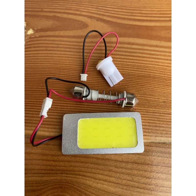 Lampu Plafon Kabin Mobil Led COB Plat Aluminium 12 Volt