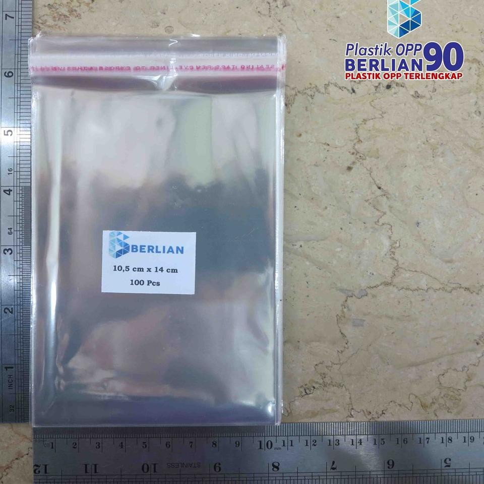 

➞8DP Plastik OPP 10,5 X 14 CM 18 MIC 100LBR Lem Atau Seal ✸ ✳ '