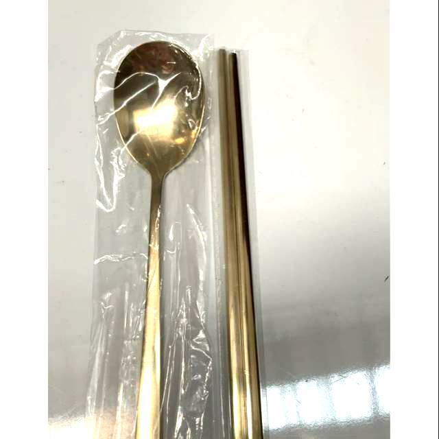 SENDOK SUMPIT KOREA WARNA GOLD/ Sujeo gold