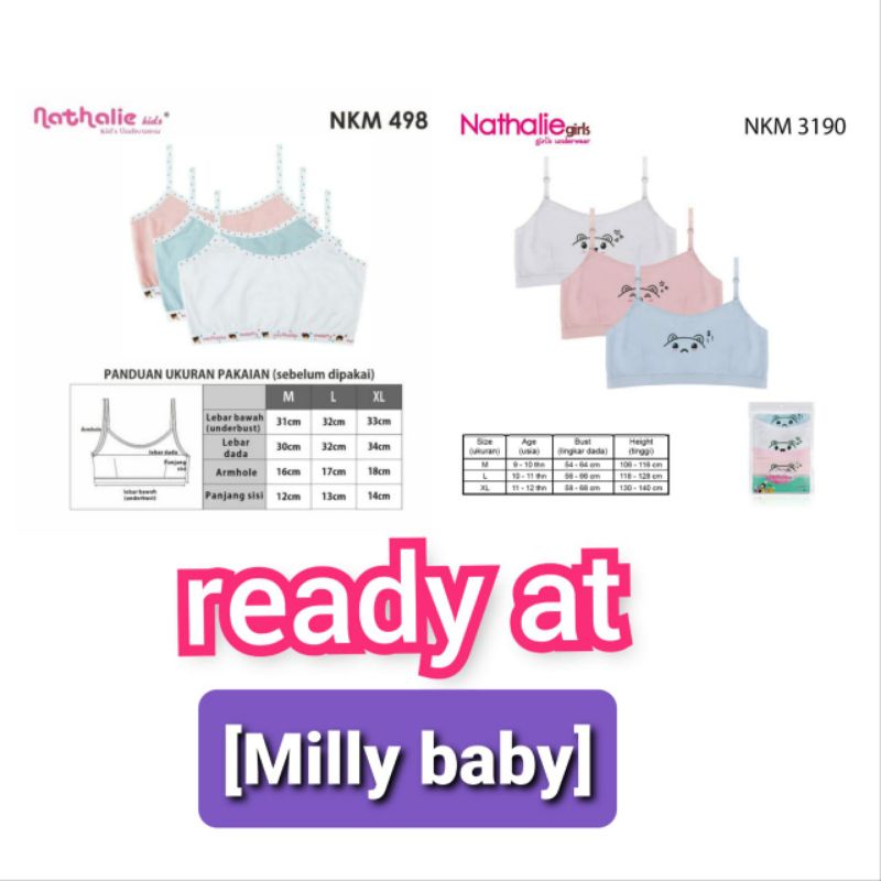 [Millybaby] miniset / mini set / miniset nathalie / miniset remaja / miniset anak / mini set anak sd
