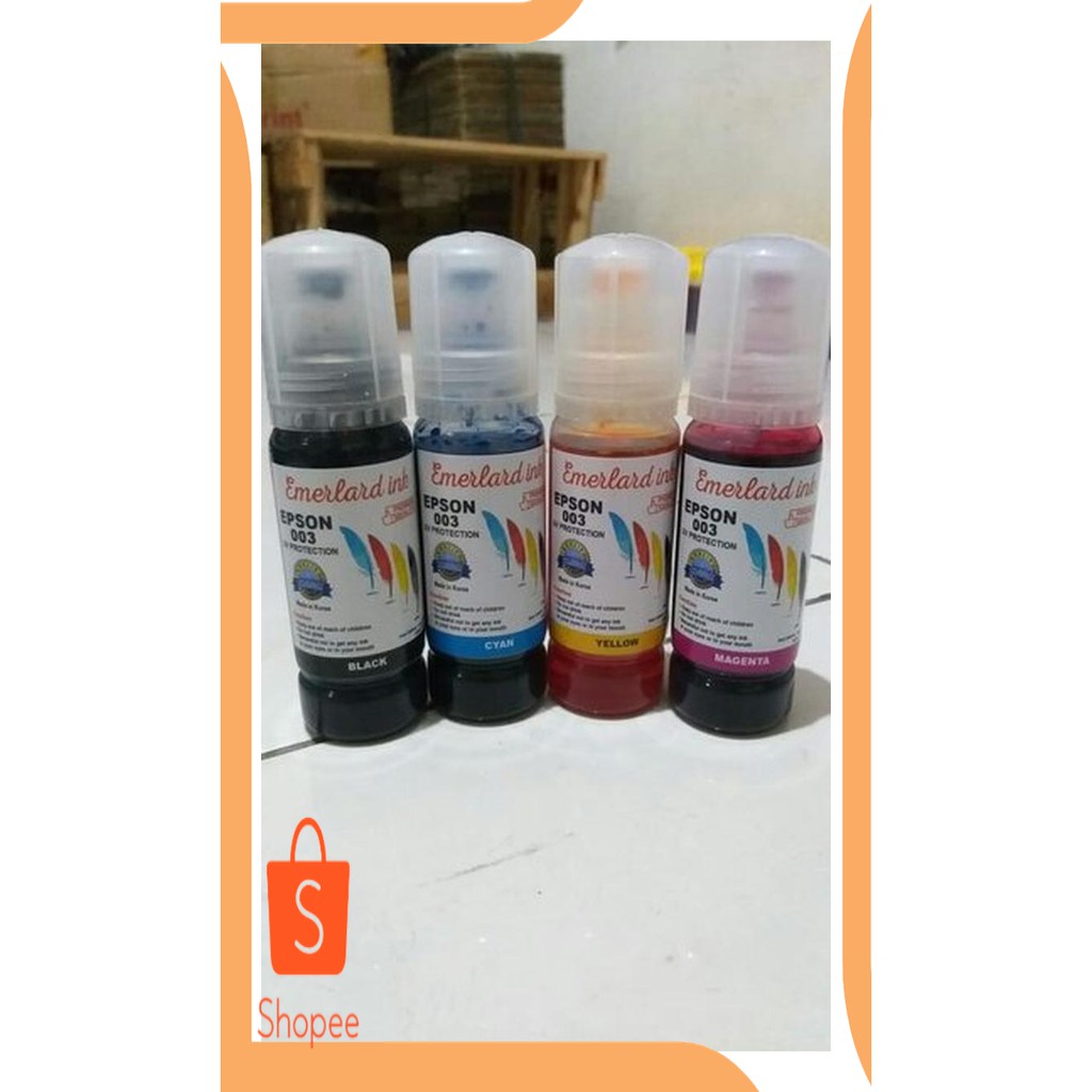 Promo tools PAKET TINTA PRINTER EPSON 003 L3110 L3150 L1110 harga 1set 4wa Diskon