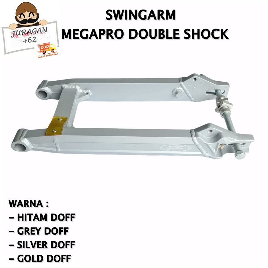 SWINGARM HONDA MEGA PRO VERZA DOUBLE SHOCK SWING ARM GL VERZA VERSA SASIS AYUN SUPERTRACK