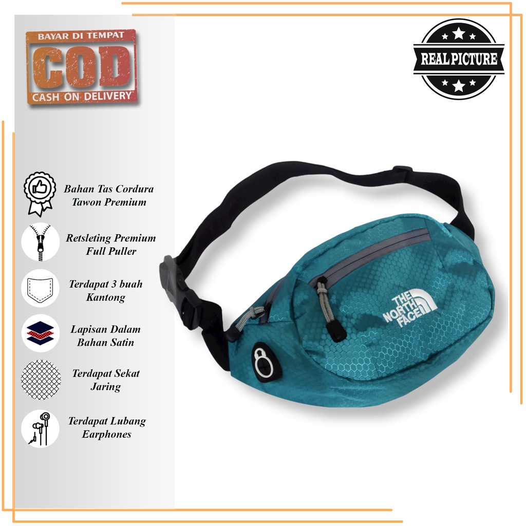 Tas Selempang TNF Pria Outdoor Adventure Water Proof Termurah