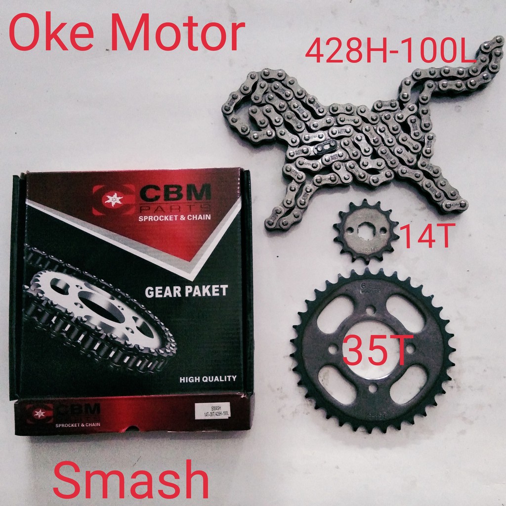 gear set gir paket motor smash
