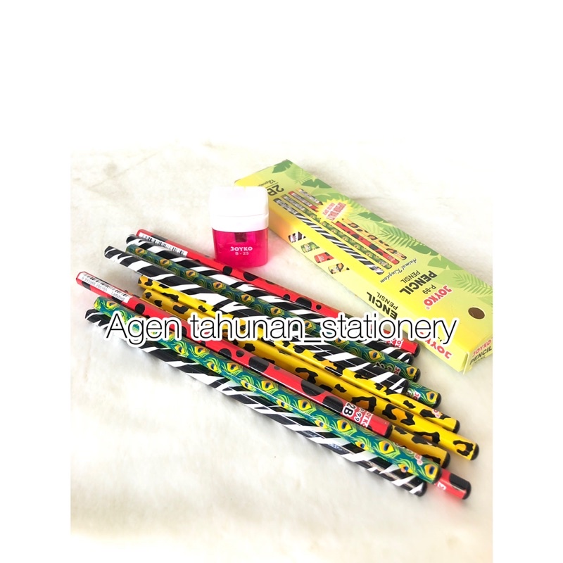

Pensil 2B Joyko P -99 Animal Kingdom 1 pak isi 12 pcs
