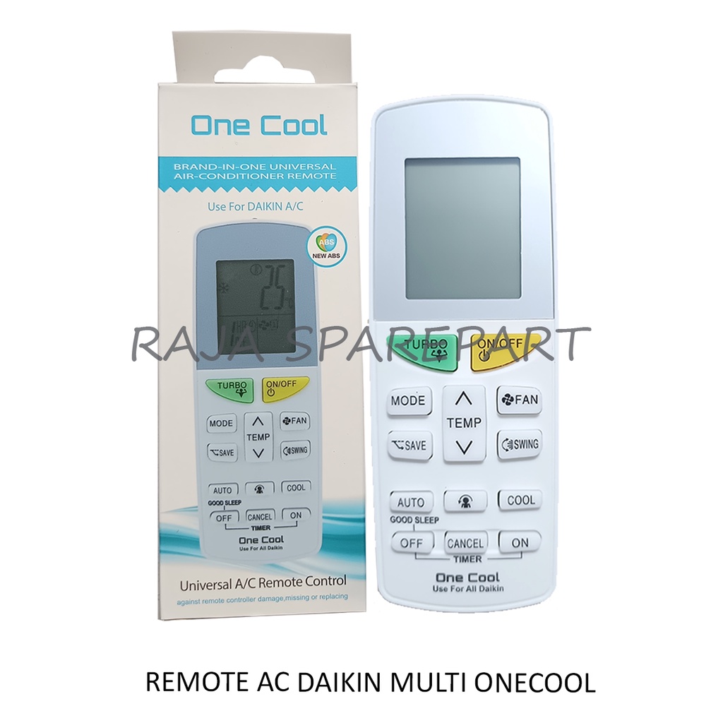 REMOTE AC DAIKIN THAILAND MERK ONECOOL