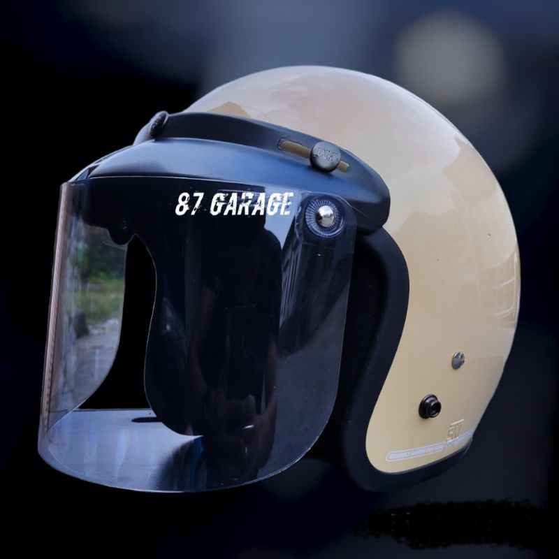 HELM BOGO RETRO SNI FULL LEHER