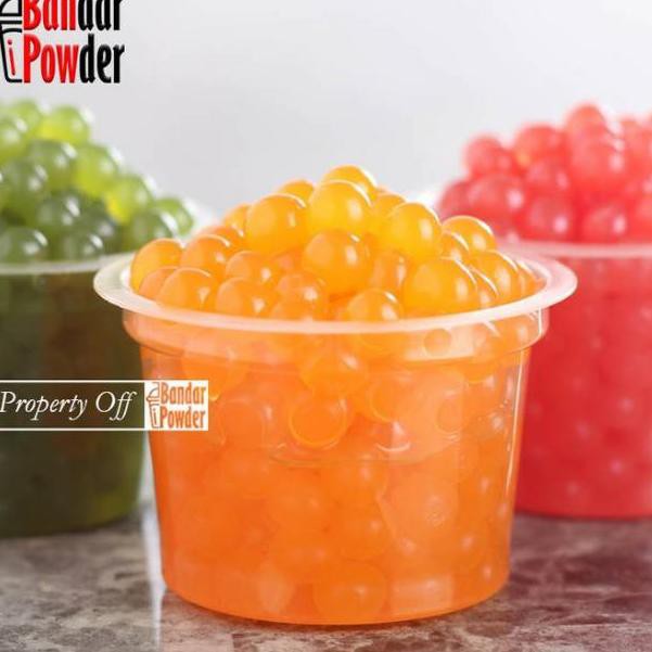 

8.8 Popping Boba Mango Mangga - Poping Topping Minuman Bubble Drink Lokal Bukan Import Taiwan