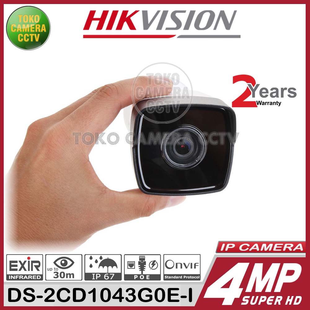 IP CAMERA OUTDOOR 4MP HIKVISION DS-2CD1043G0E-I