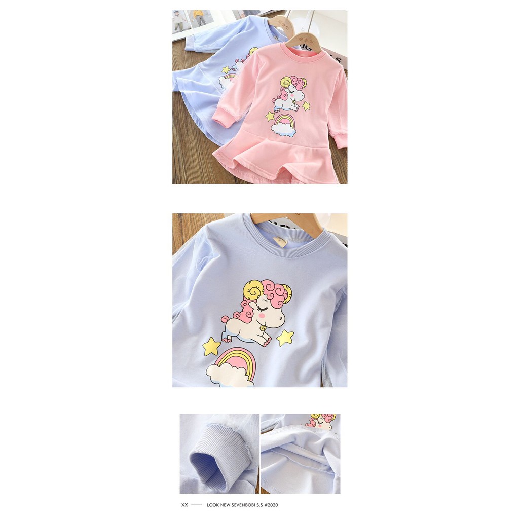 (LOLI-JKT) BD-61 DRESS ANAK CEWEK MOTIF SHEEP 100-140