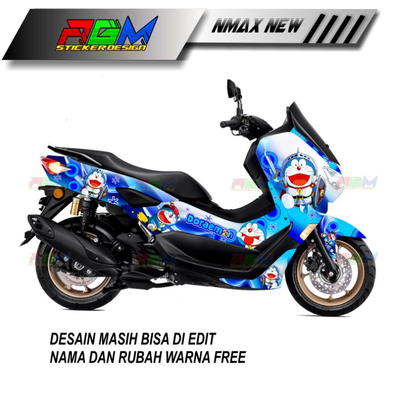 Sticker Decal Nmax New Full body Doraemon AGM029