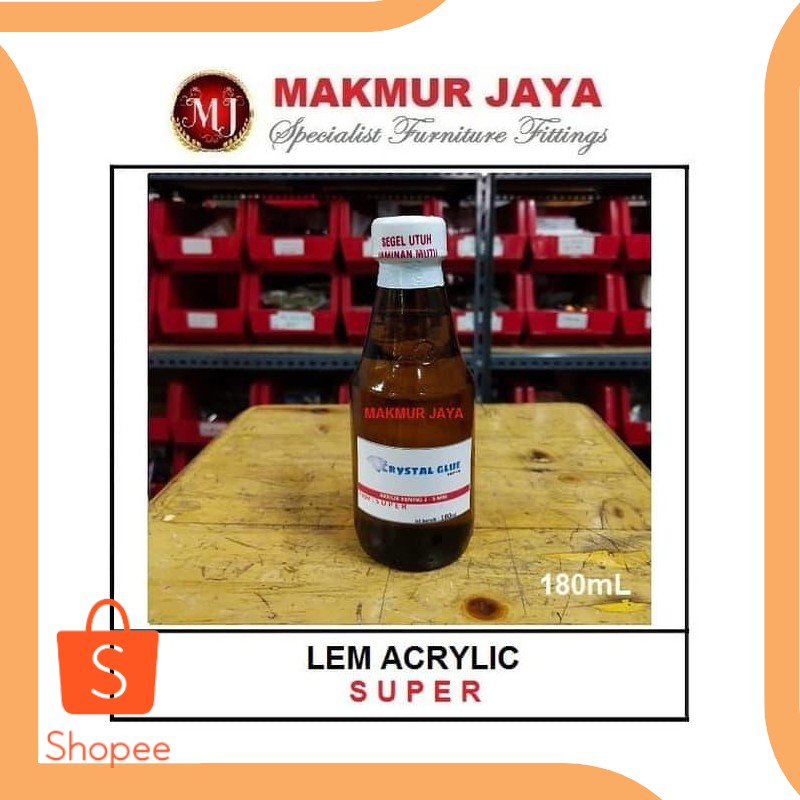 

Unik parts Lem Akrilik Glue Acrylic SUPER 180ml 19DEZ Diskon