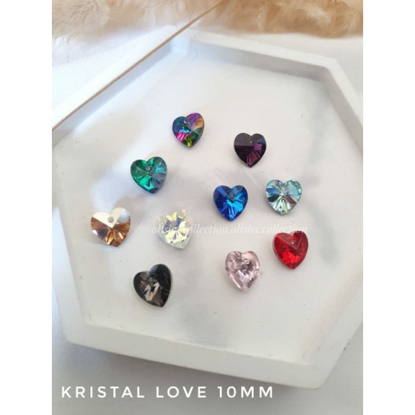 Swarovski Kristal Love China 10mm