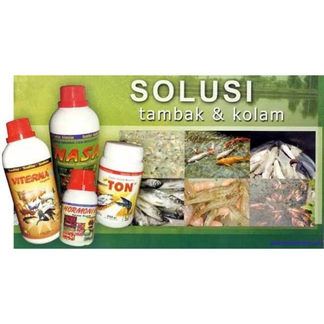 Paket Perikanan Nasa - Pupuk Tambak Ikan, Udang - Nutrisi Ikan Cepat Panen - Pupuk Nasa Original