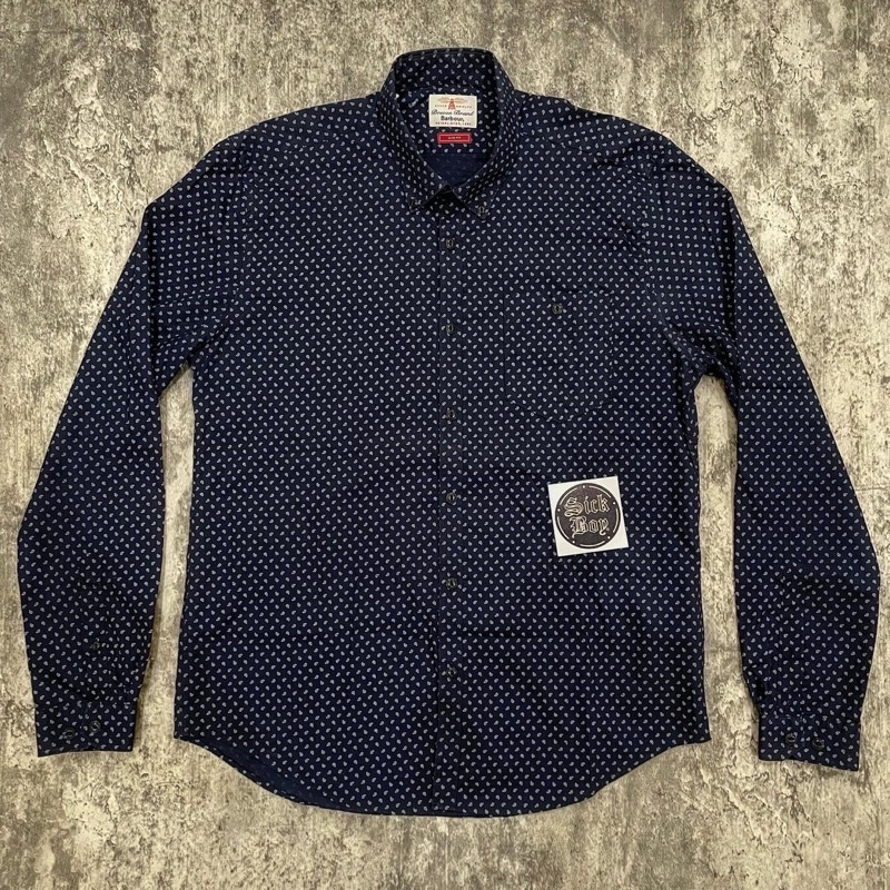 Kemeja Lengan Panjang / Long Sleeved Shirt / Button Down Barbour Paisley Print