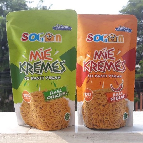 

Promo!! Mi - Mie Kremes Sogan Vegan & Vegetarian (langsung santap)