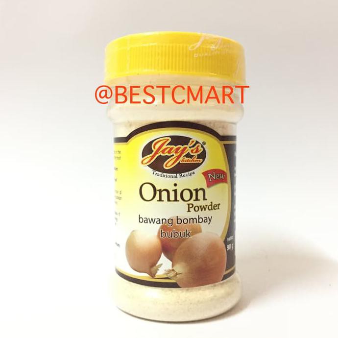 

BERKUALITAS! JAY'S ONION POWDER / BAWANG BOMBAY BUBUK 90 GR