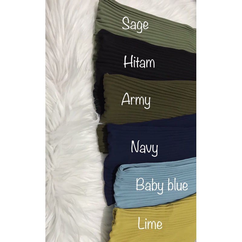 Pashmina plisket FULL ceruty armany (GROSIR) /Pashmina plisket ceruty bebydoll premium/hijab premium-2