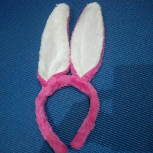 Bando easter kelinci paskah bulu velboa