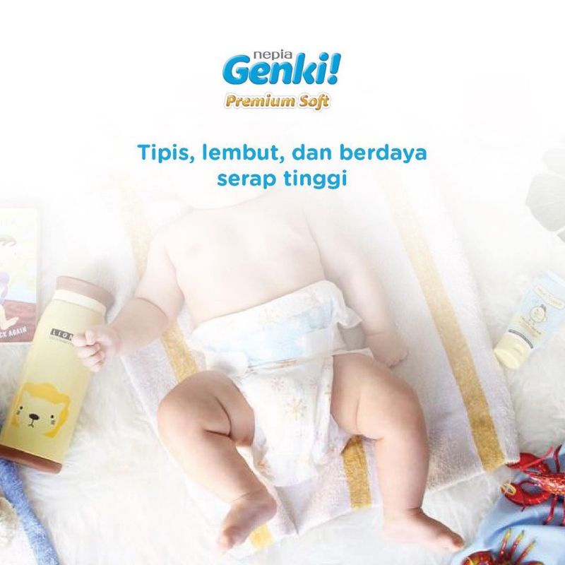 NEPIA GENKI Premium Soft Tape NB44 - Popok Bayi Perekat